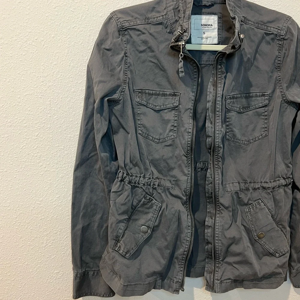 Sanoma Goods For Life Women’s Long Utility Jacket Gray - Picture 8 of 10